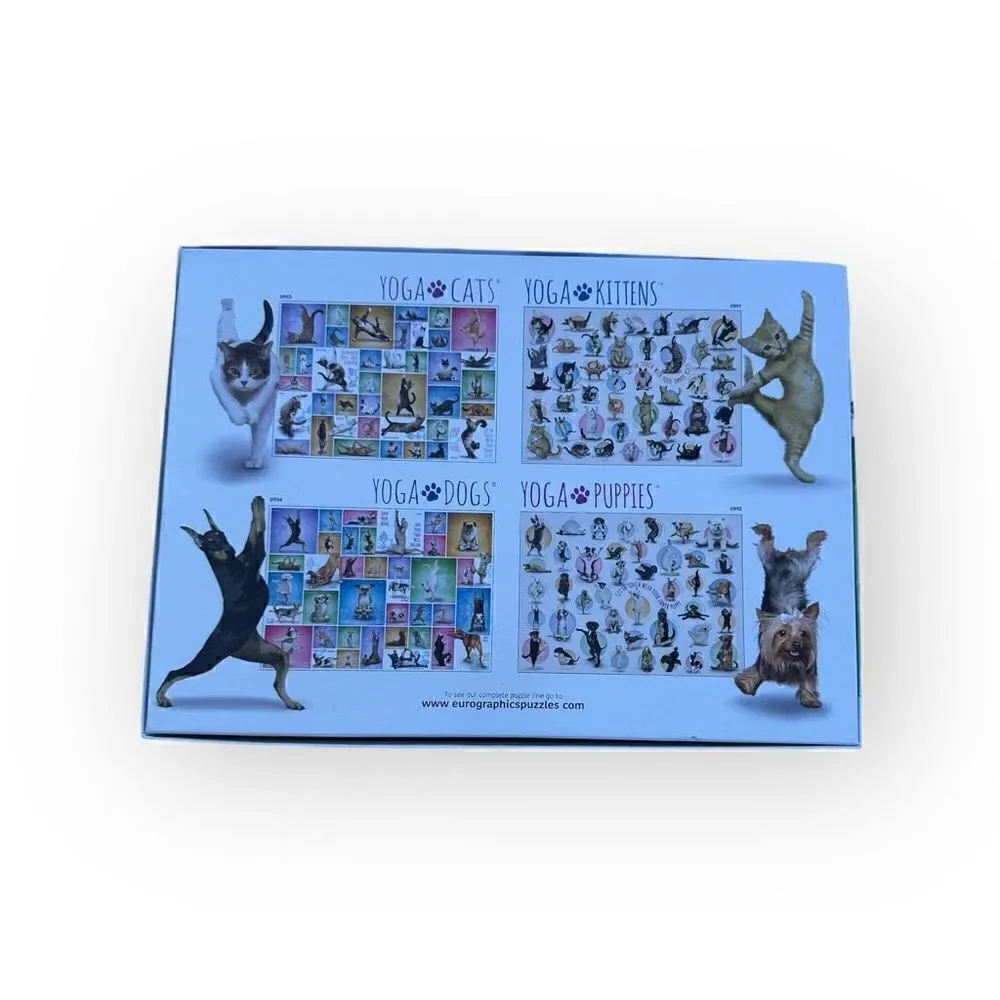 Eurographics Yoga Dogs images 1000-piece jigsaw puzzle game 100% complete